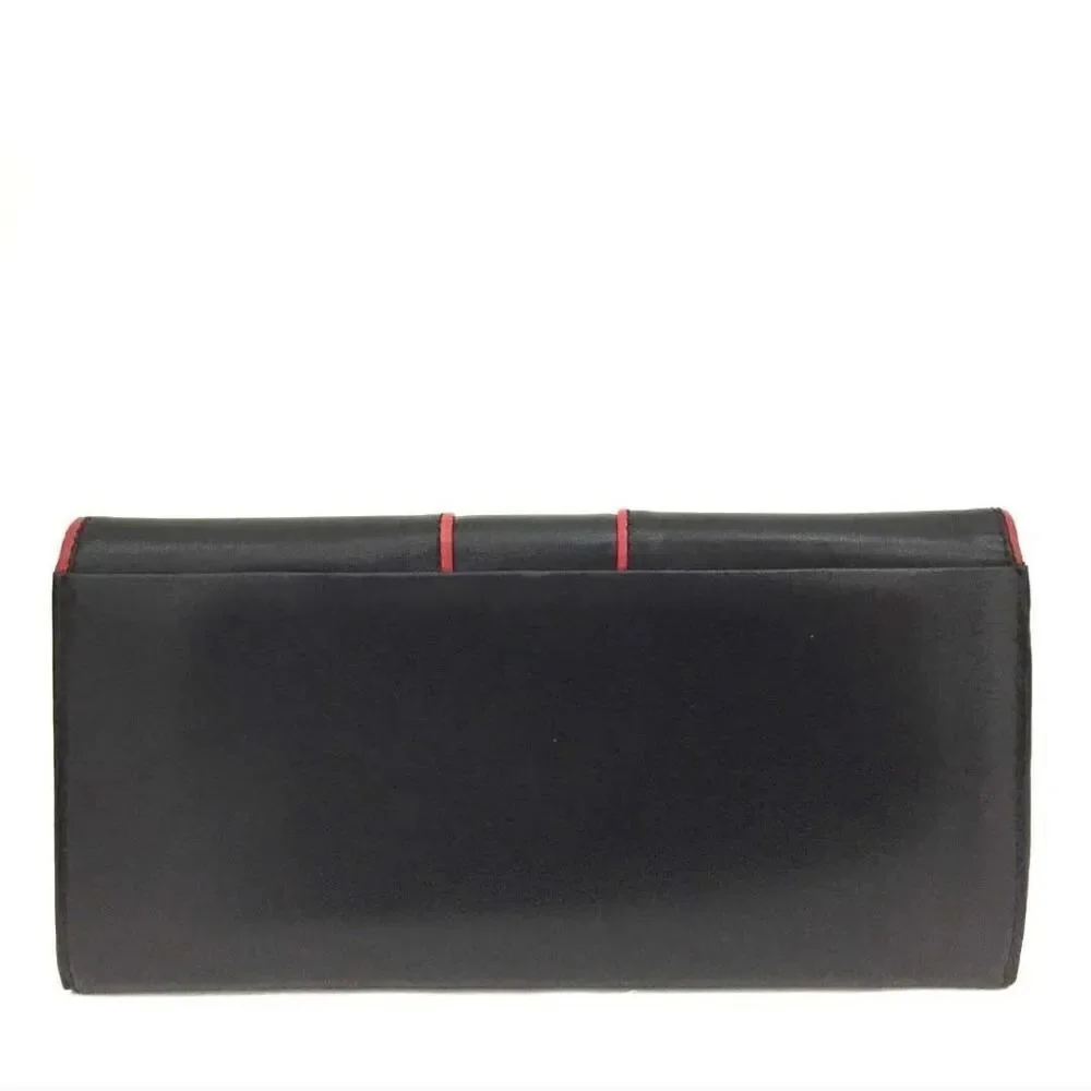 GIVENCHY Logo Leather Long Bifold Wallet/1J6673